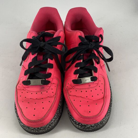 Nike Air Force 1 GS AF1 Low Hyper Pink 596728-608 Size 5Y Shoes - Picture 3 of 6